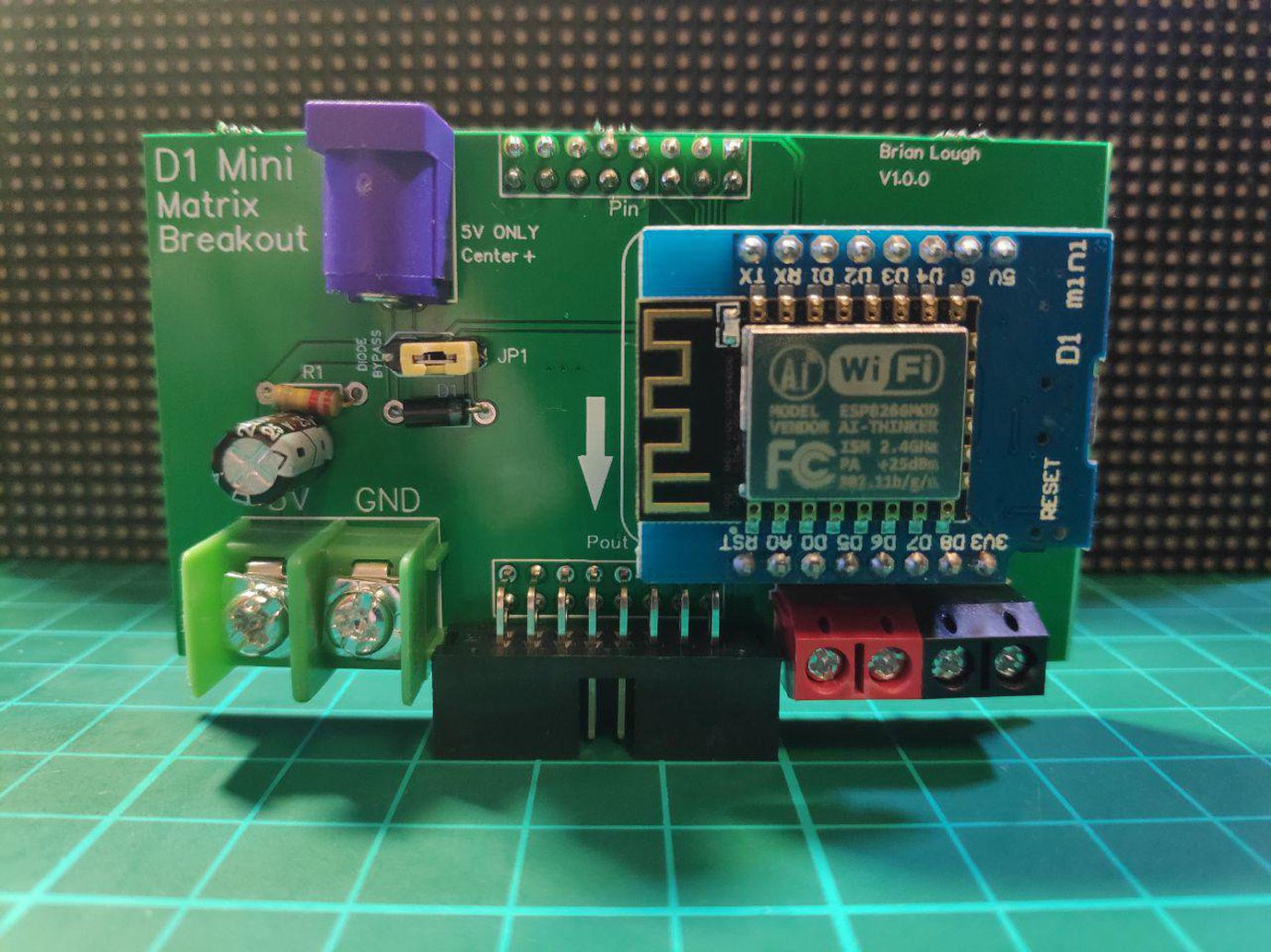 D1 Mini Matrix Shield