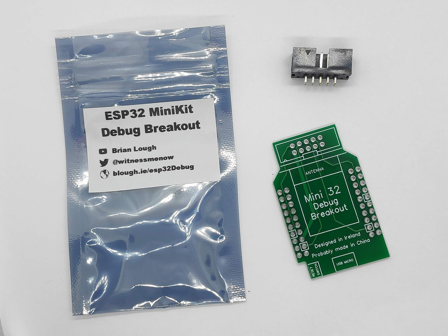 ESP32 MiniKit Debug Shield