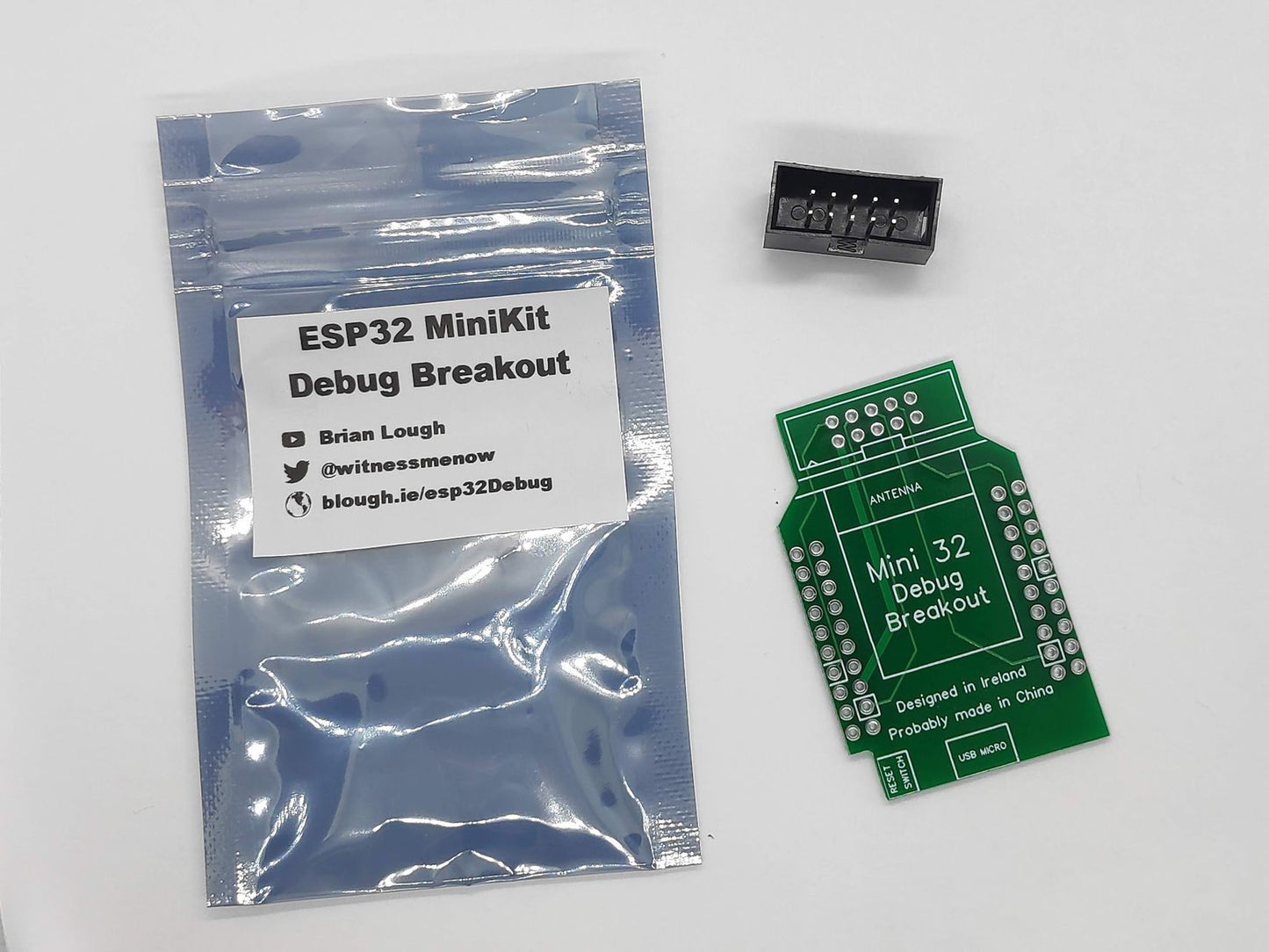 ESP32 MiniKit Debug Shield