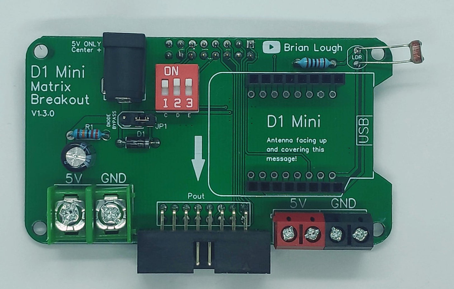 D1 Mini Matrix Shield