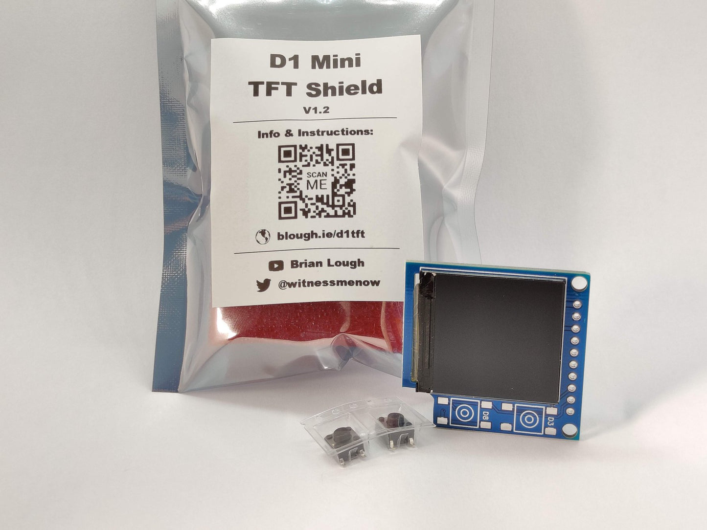 D1 Mini TFT Shield